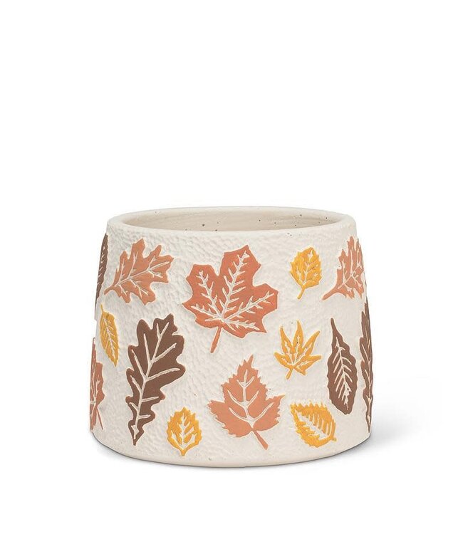 Small Fall Leaves Planter