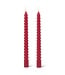 Tight Spiral Candle Red