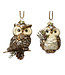 Glass Owl Ornaments