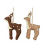 Wool Deer Ornament Asst.