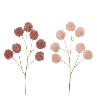 Kaemingk International Pink Pom Pom Spray