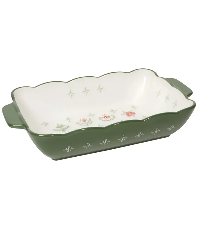 Camellia Stoneware Baking Dish