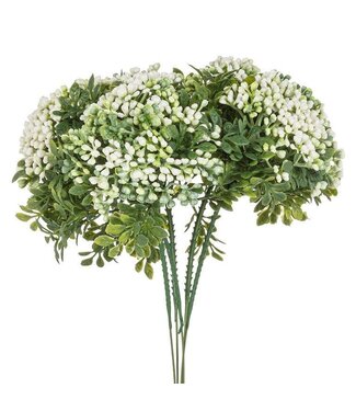 Abbott Collection Floral Buds 5 Spray Bouquet - White