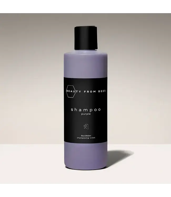 Beauty from Bees Purple Shampoo 250mL/8oz.