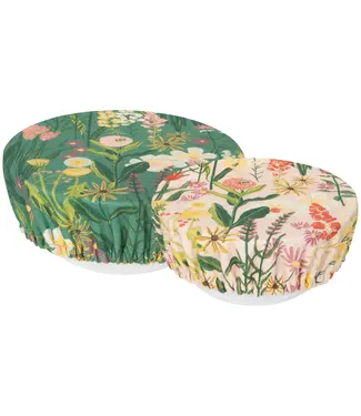Danica Brands Bees & Blooms Bowl Covers Set of 2