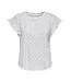 Grape Frill O-Neck Top