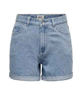 ONLY Vega High Waist Mom Denim Shorts