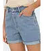 Vega High Waist Mom Denim Shorts