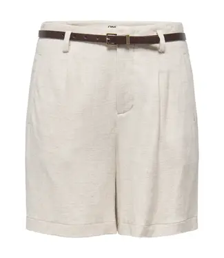 ONLY Siesta High Waist Belted Linen Short