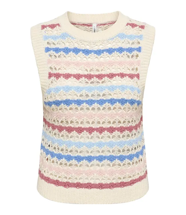 Geena O-Neck Pattern Top
