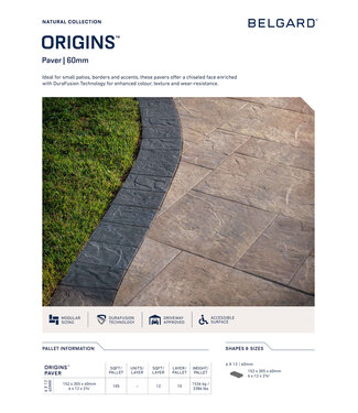 Belgard Belgard Origins 6 x 12 (60mm)