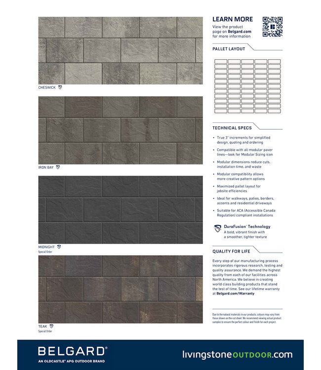 Belgard Origins 6 x 12 (60mm)