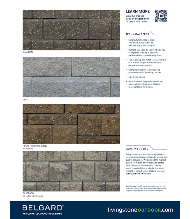 Belgard AB 12 Corner (12 x 8 x 8 - LxDxH)