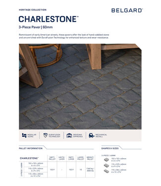 Belgard Belgard Charlestone 3 Piece / Layer (10.39sqft)
