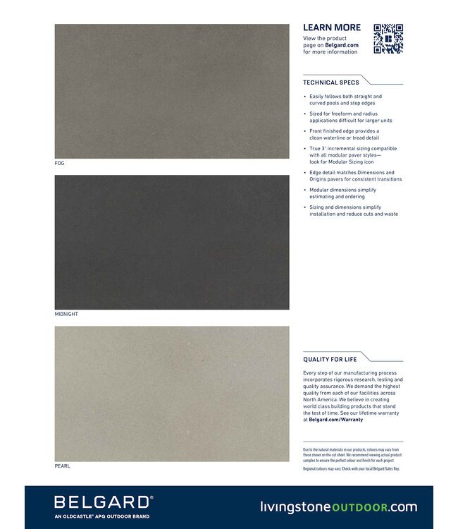 Belgard Delmaro Coping Unit 6 x 12 (60mm)