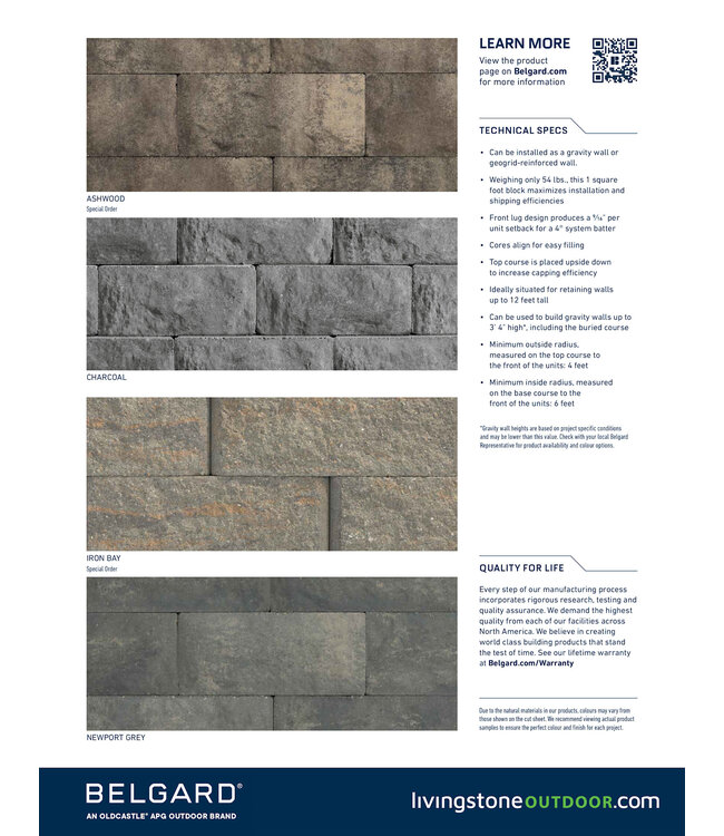 Belgard Diamond Pro Air Quarried Cap