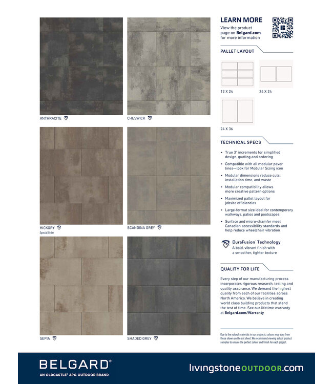 Belgard Dimensions  9 x 18 (60mm)