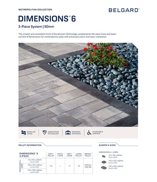 Belgard Belgard Dimensions6 3-Piece System