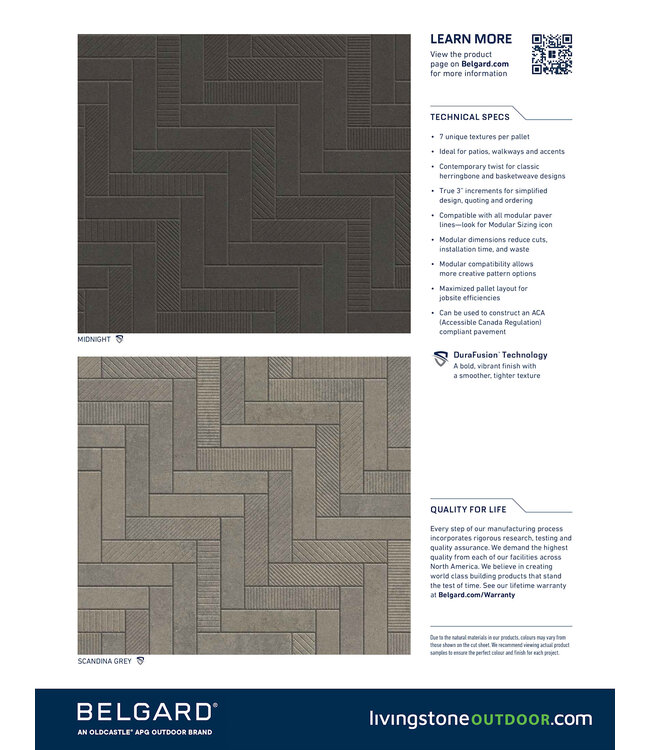 Belgard Empire 3 x 12 / Pallet (110 SqFt)