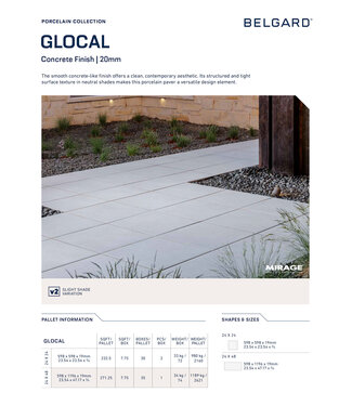 Belgard Belgard Mirage Glocal 24 x 48 / Box (1 Unit - 7.75 Sqft)