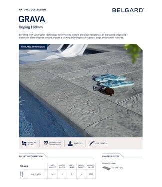 Belgard Belgard Grava Coping Unit 15 x 36 (60mm)