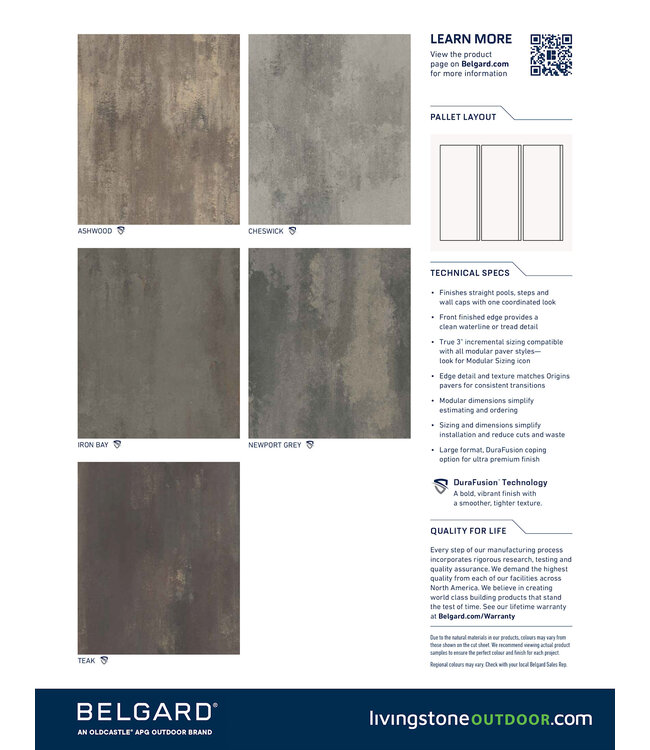 Belgard Grava Coping Unit 15 x 36 (60mm)