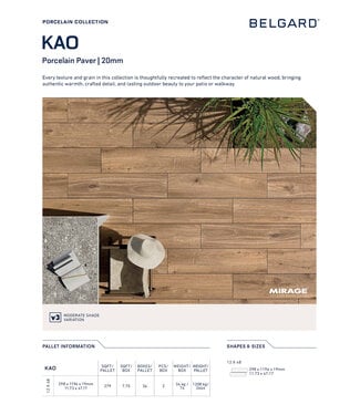 Belgard Belgard Kao 12 x 48 / Box (2 Units - 7.75 Sqft)