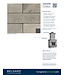 Belgard Melville Fireplace (Base & Top) Scandina Grey / Midnight Wood Burning (Special Order)