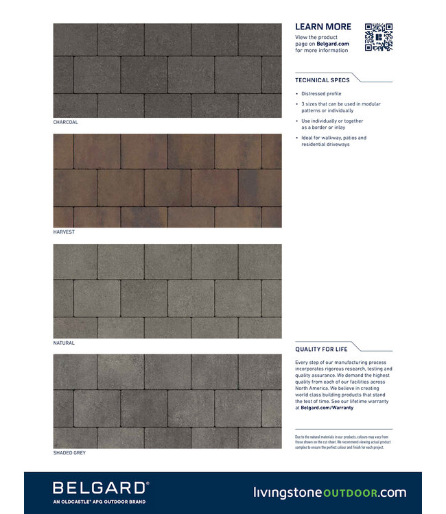 Belgard Old Country Stone 3 x 7.13 (60mm)