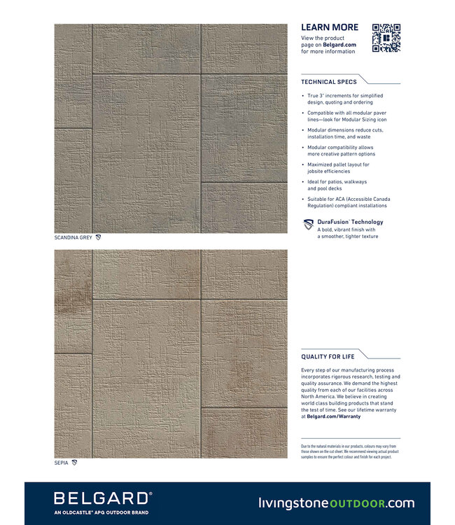 Belgard Papyrus 18 3 Piece / Layer (11.25sqft)