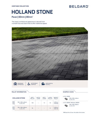 Belgard Belgard Holland (4 x 8) 80mm