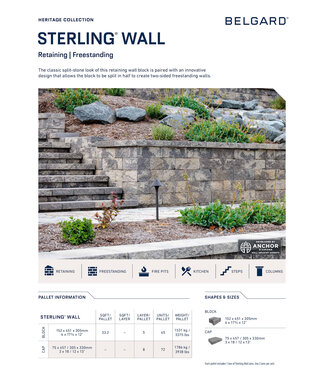 Belgard Belgard Sterling Wall Standard (6 x 17.75 x 12)