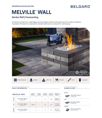Belgard Belgard Melville Wall Cap 20 x 13 x 2