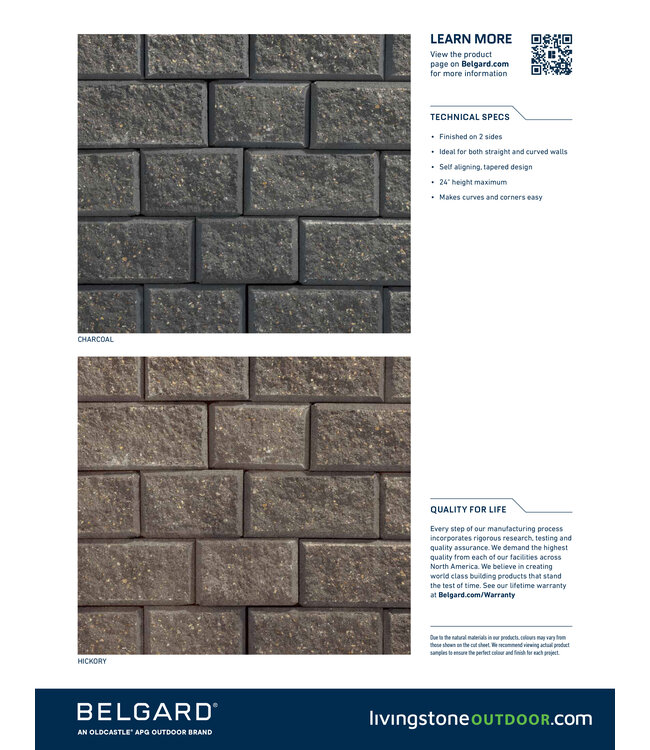 Belgard StackStone Cap
