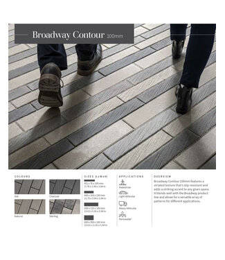 Barkman Barkman Broadway Contour Paver 100mm