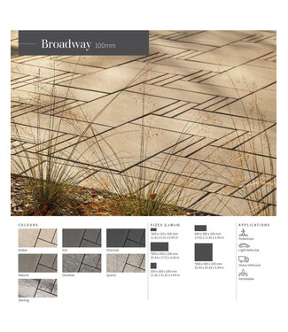 Barkman Barkman Broadway Paver 100mm