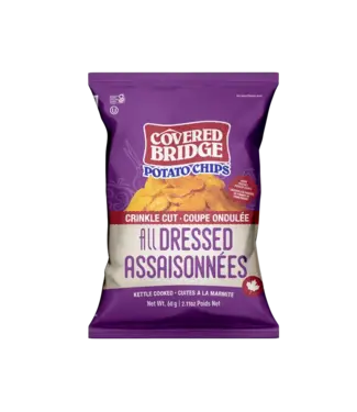 Covered Bridge Covered Bridge Crinkle Cut All Dressed 60g