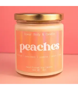 Soeur Body and Candle Peaches Soy Candle