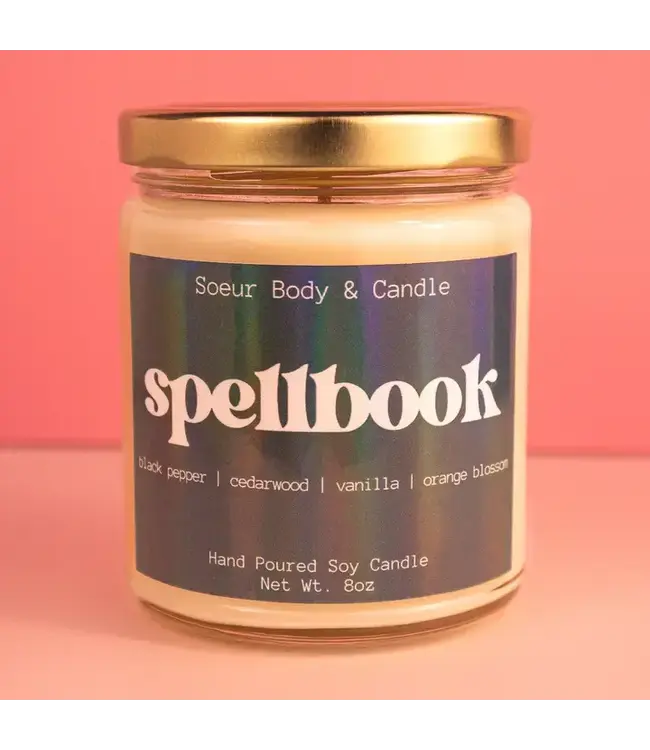 Spellbook Soy Candle