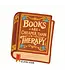 Books Are Cheaper Than Therapy Vinyl Sticker