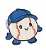 Cute Baseball Vinyl Sticker