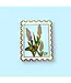 Lavender Postage Stamp Enamel Pin
