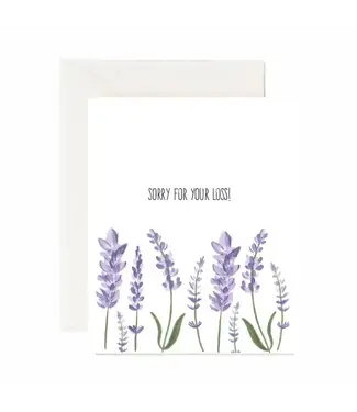 Jaybee Design Sorry For Your Loss - Greeting Card