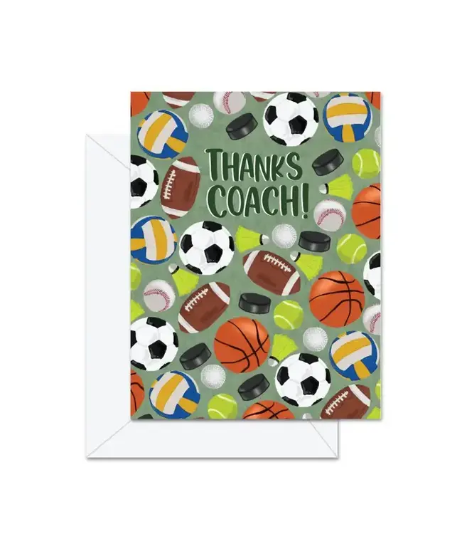 Thanks Coach! - Greeting Card