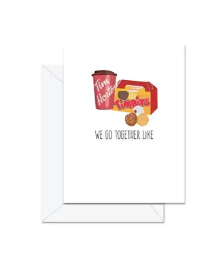 Jaybee Design We Go Together Like - Greeting Card