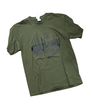 STRONG N FREE CDN Geo Strong N Free T-Shirt Army Green