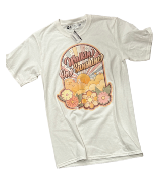 STRONG N FREE CDN Walking on Sunshine T-Shirt White
