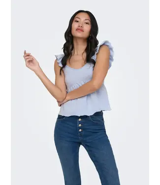 ONLY Misty Frill Stripe Top