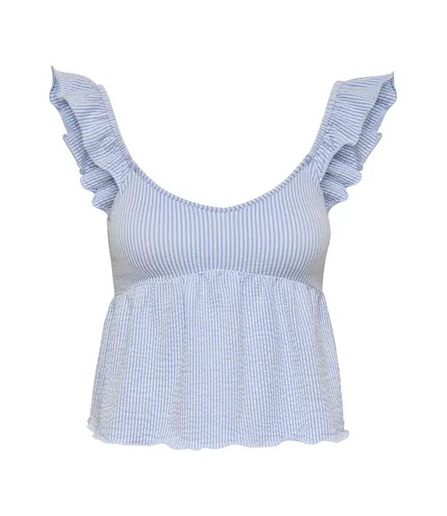 Misty Frill Stripe Top