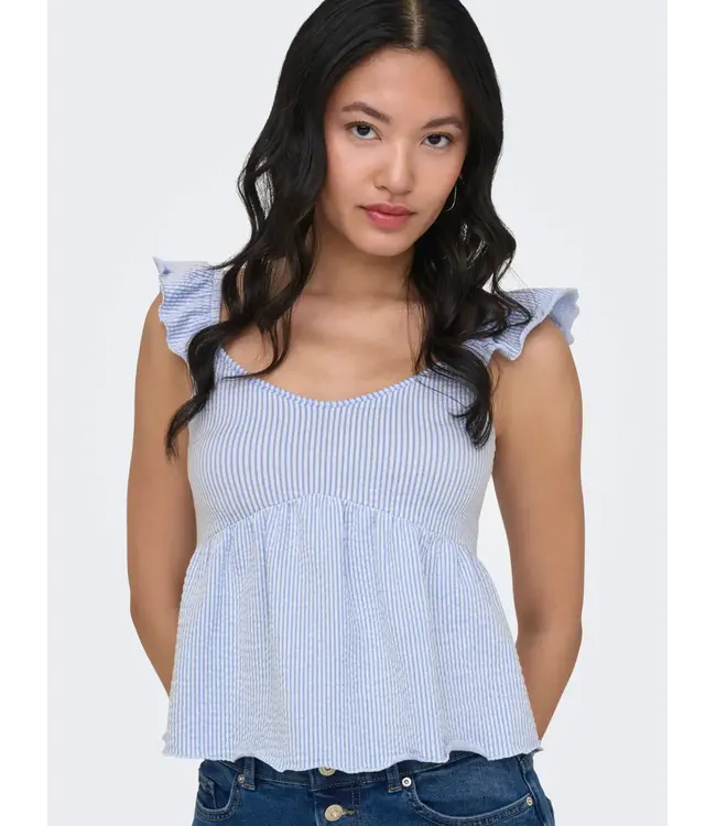 Misty Frill Stripe Top